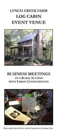 Lynch Creek Farm - Log Cabin - Business Meeting & Event Venue